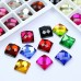 DZ-1038 colorful crystal flat back pendant stones for jewelry making